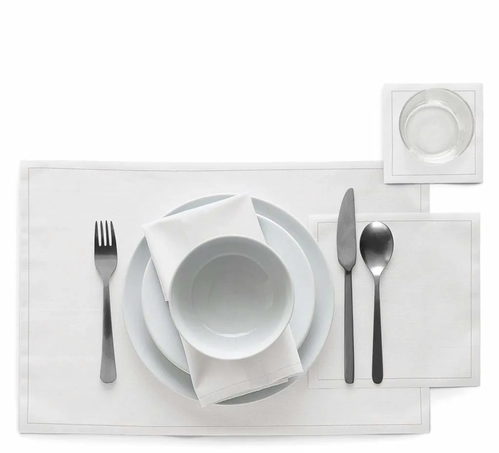 cotton cream placemats 2
