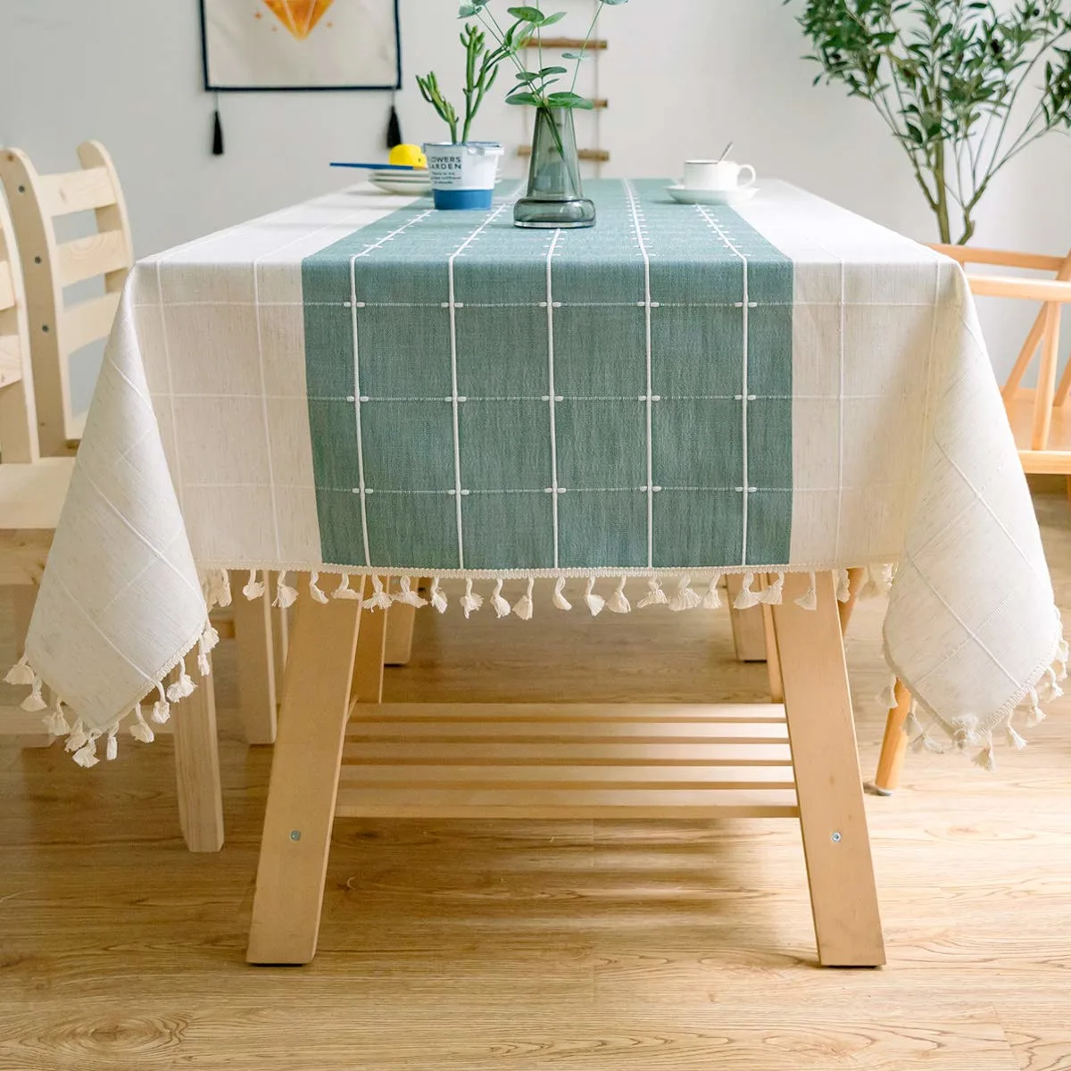 cotton linen tablecloth 1