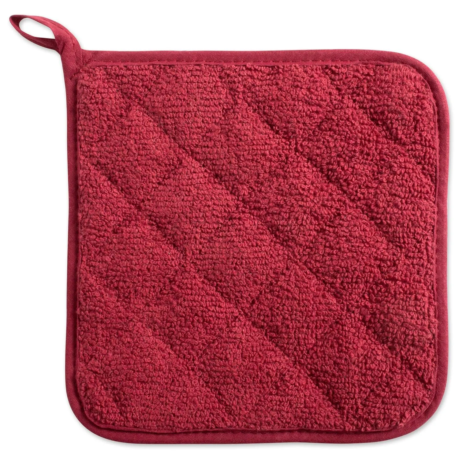 cotton potholder set red 2