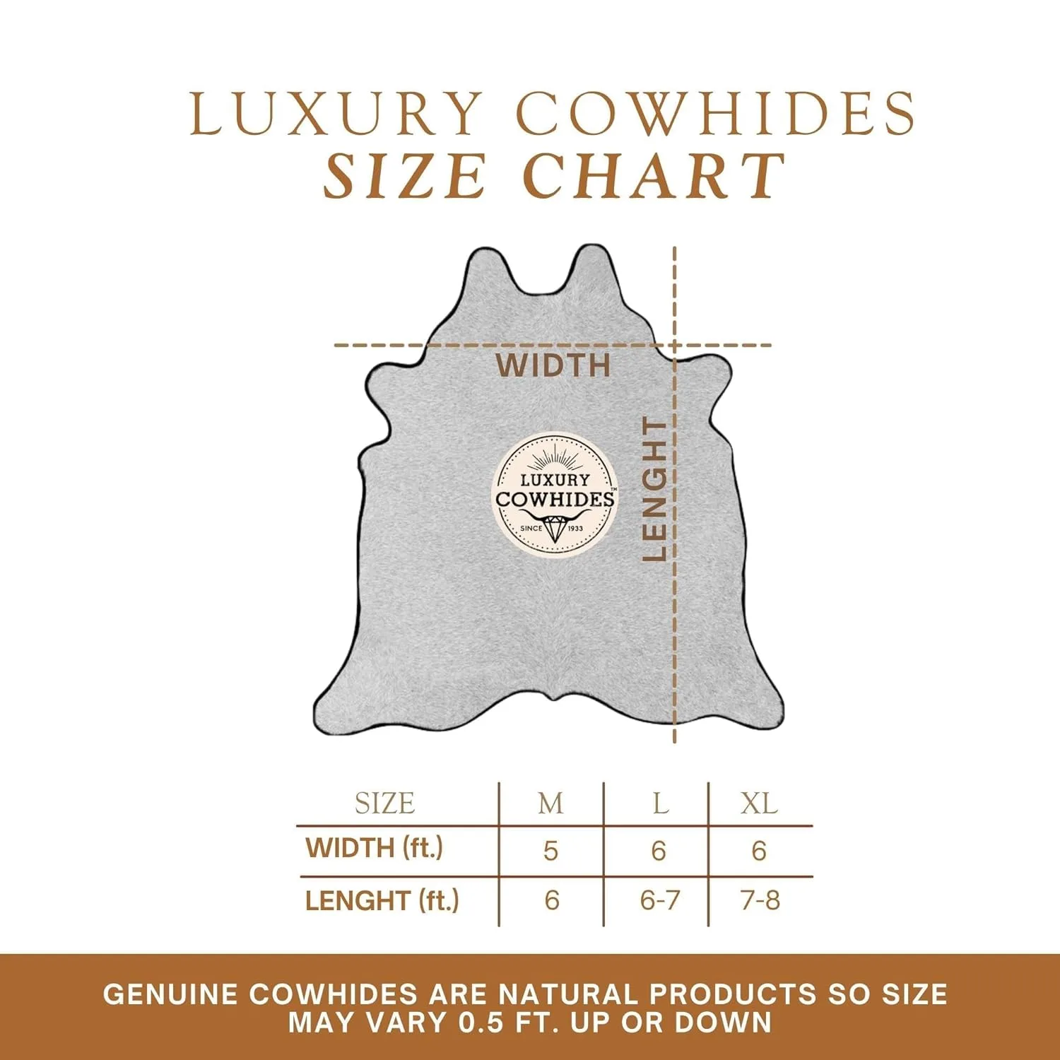 cowhide rug palomino beige 2