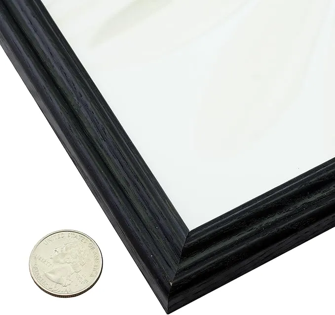 craig frames 12×12" wood grain picture frame | black
