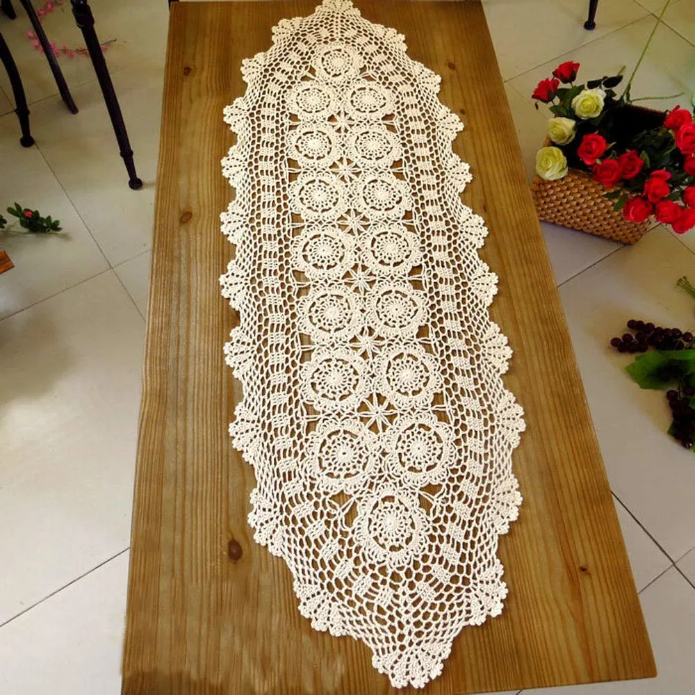 crochet lace table doily 1