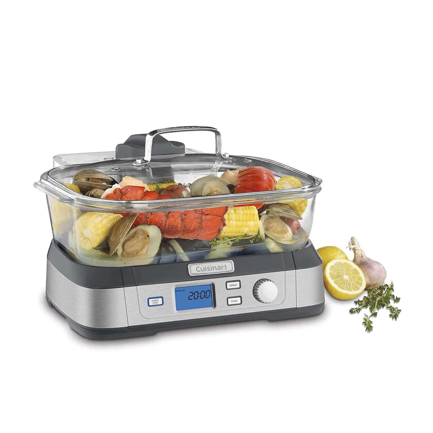 cuisinart cookfresh digital glass steamer stm 1000 1