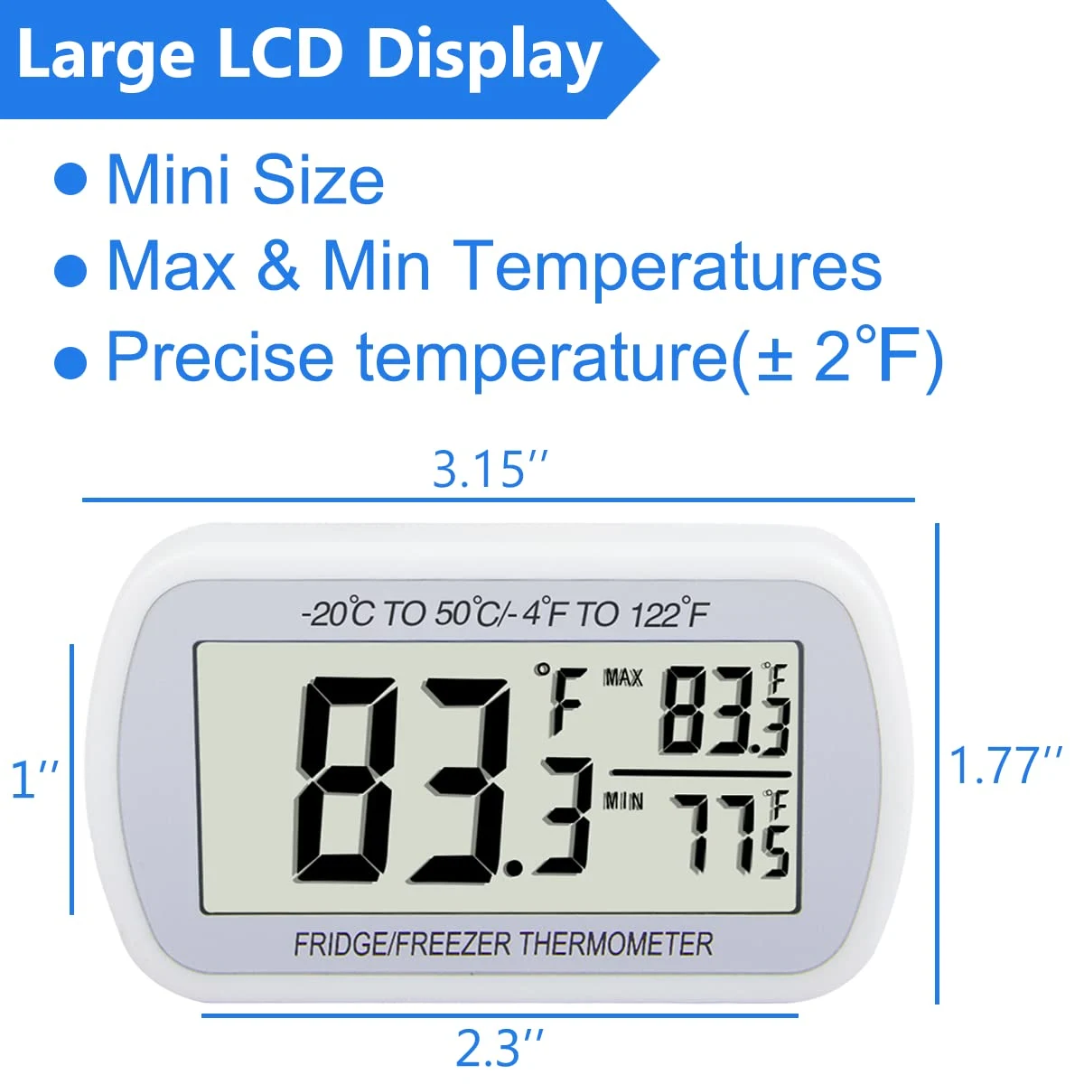 digital refrigerator thermometer 2