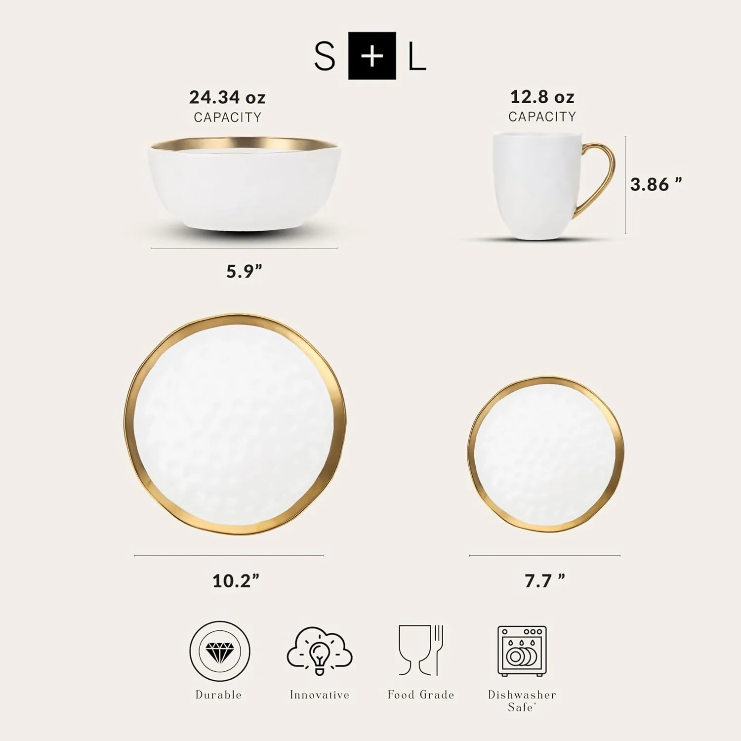 dinnerware set plates bowls 2