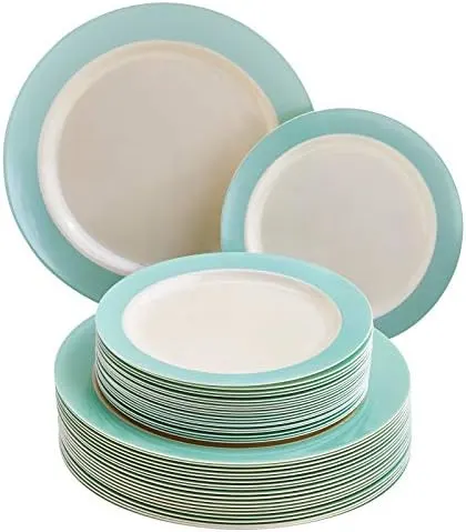 Disposable Dinnerware Set - 40 Pcs