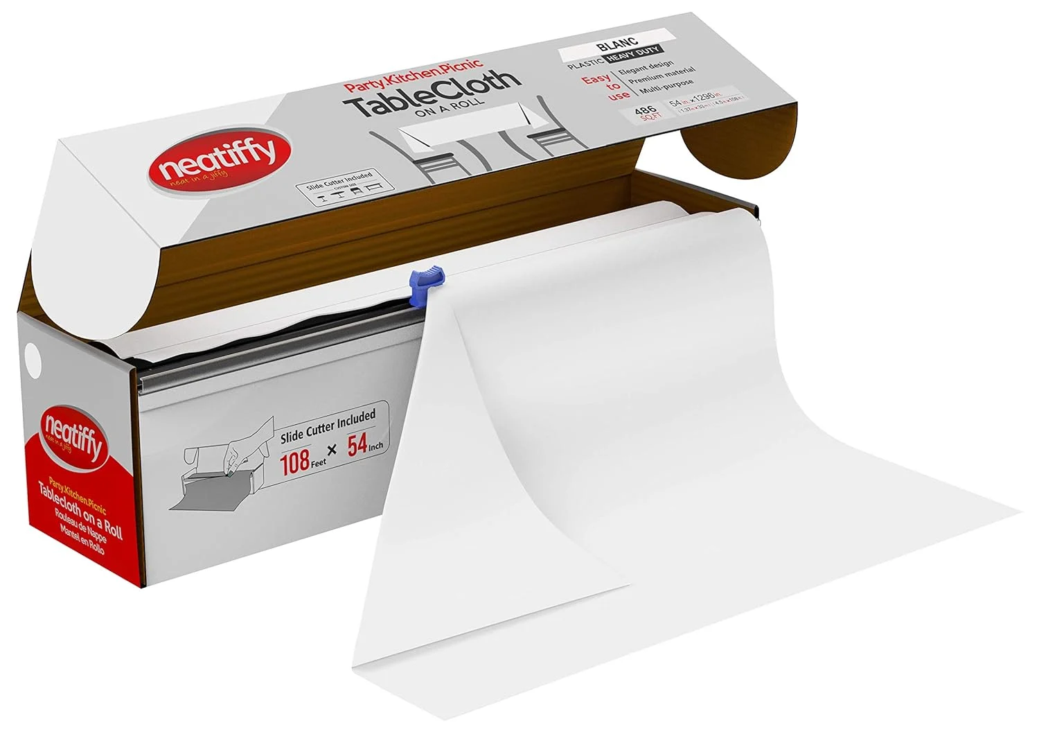 disposable plastic tablecloth roll 1