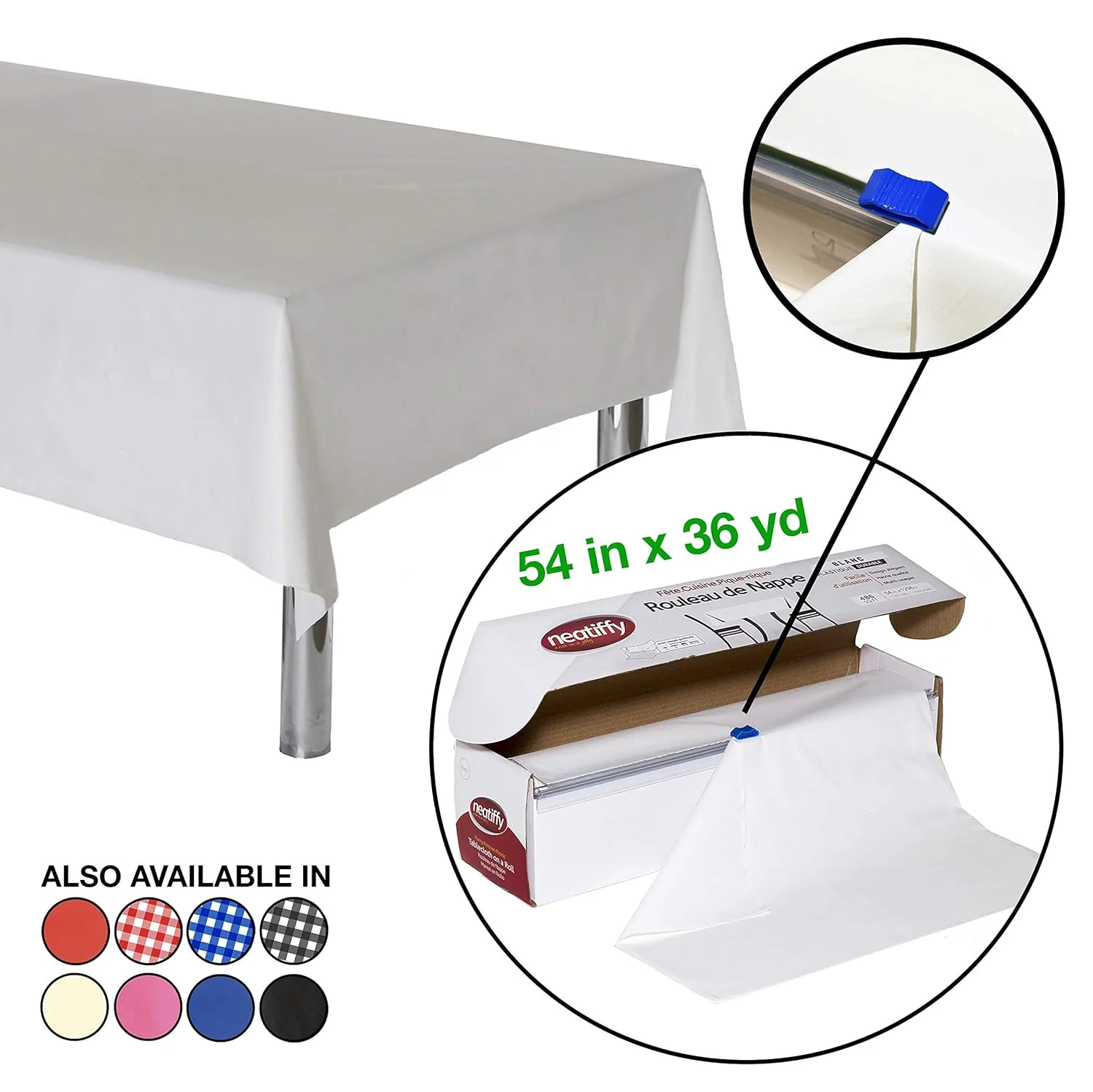 disposable plastic tablecloth roll 2