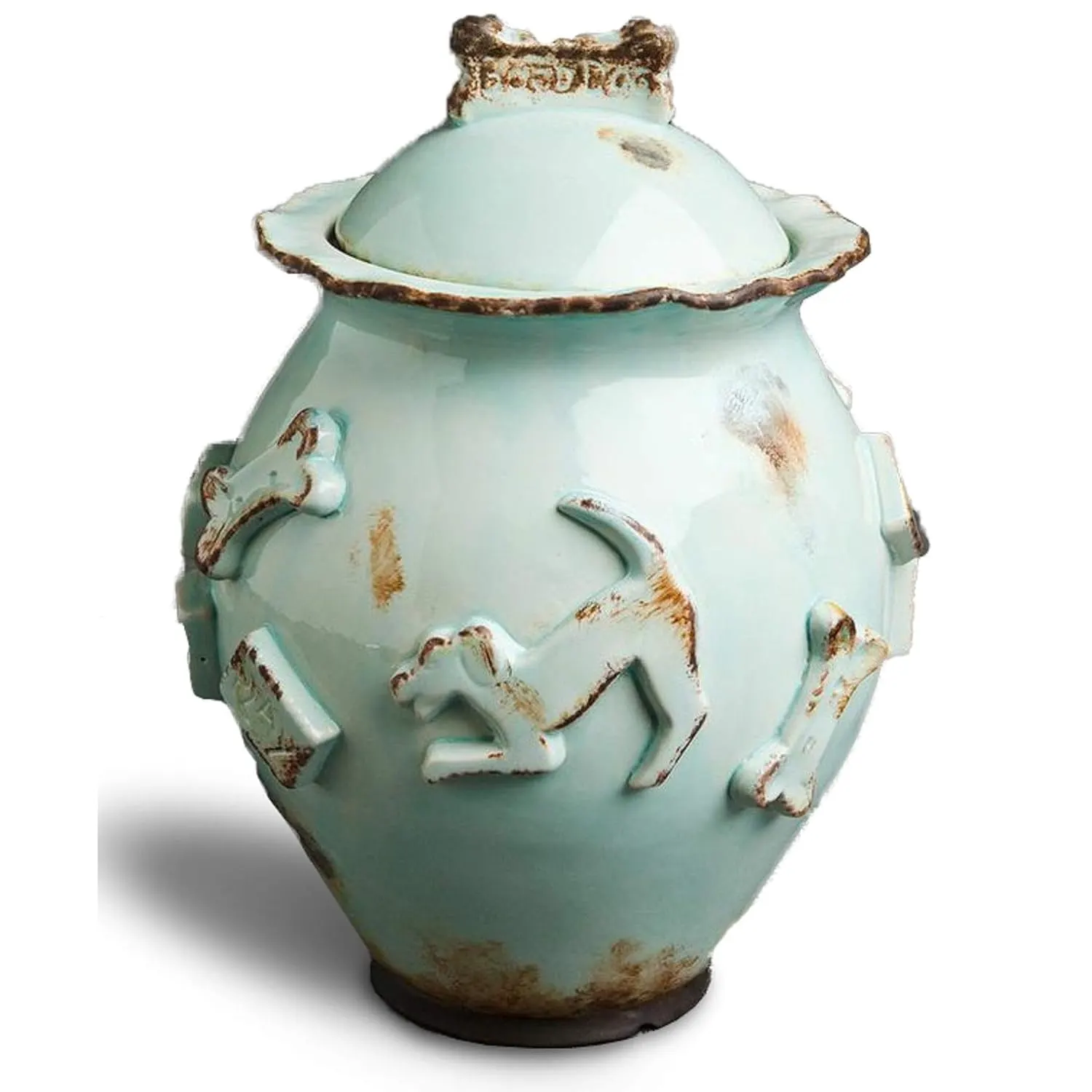 dog treat jar blue 1