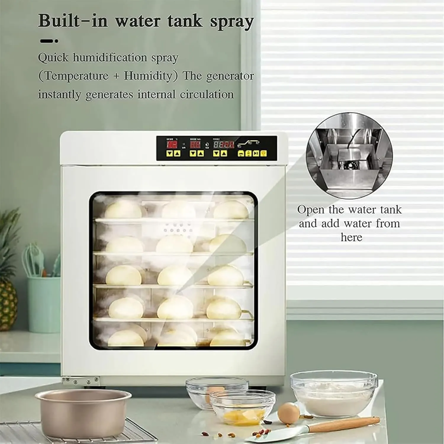 dough proofer 70l electric 2