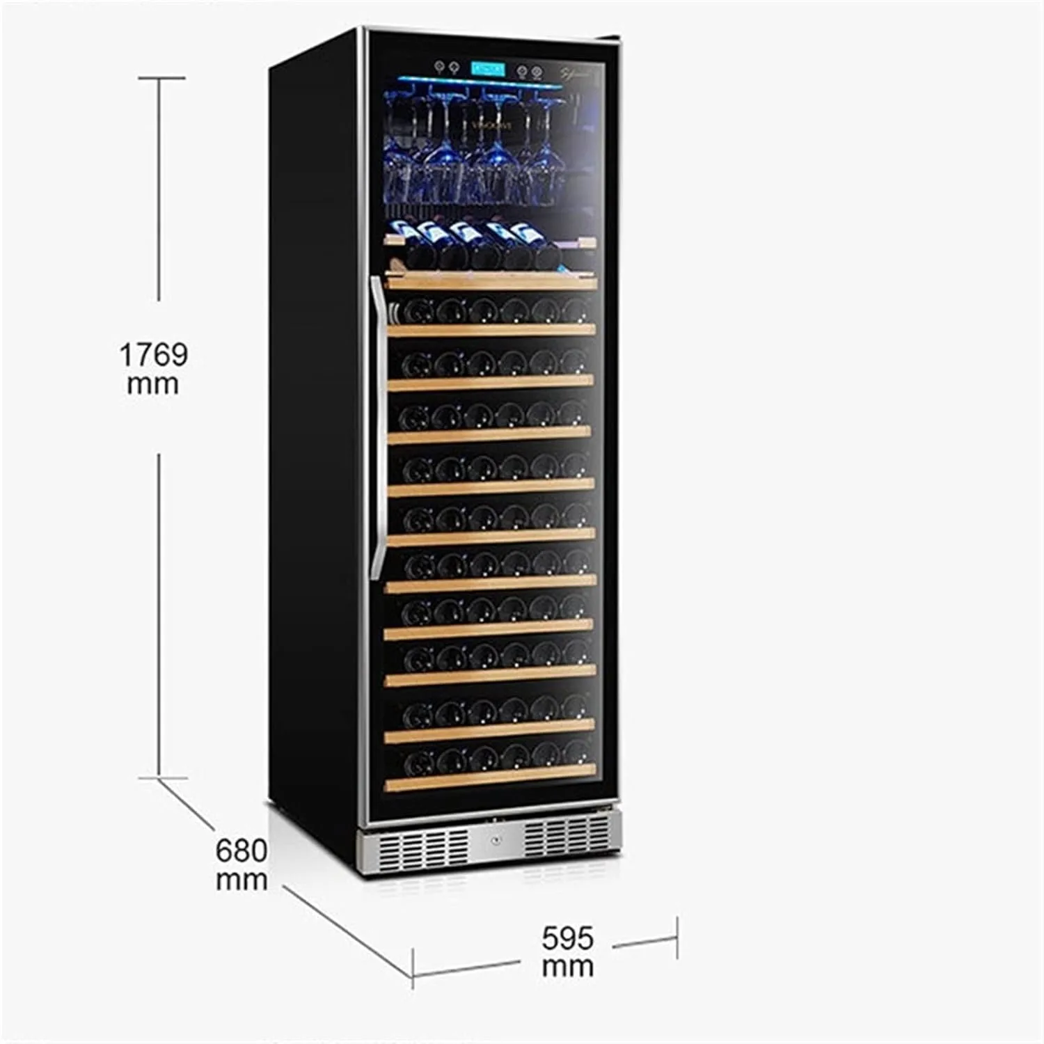 dual zone wine cooler fridge 2