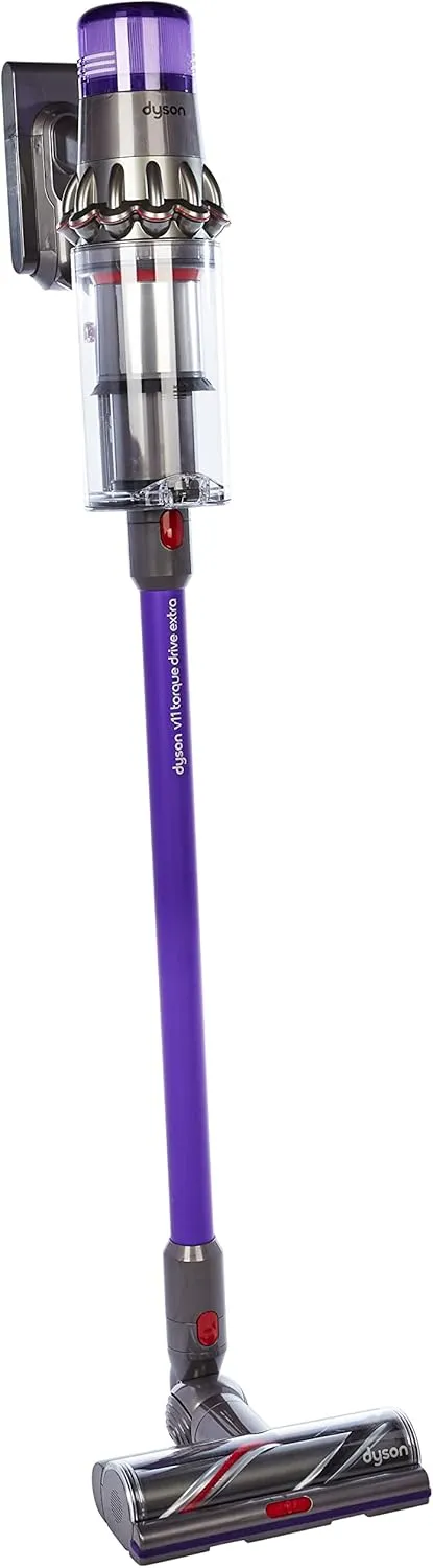Dyson V11 cordless vacuum cleaner with Torque Drive in blue.