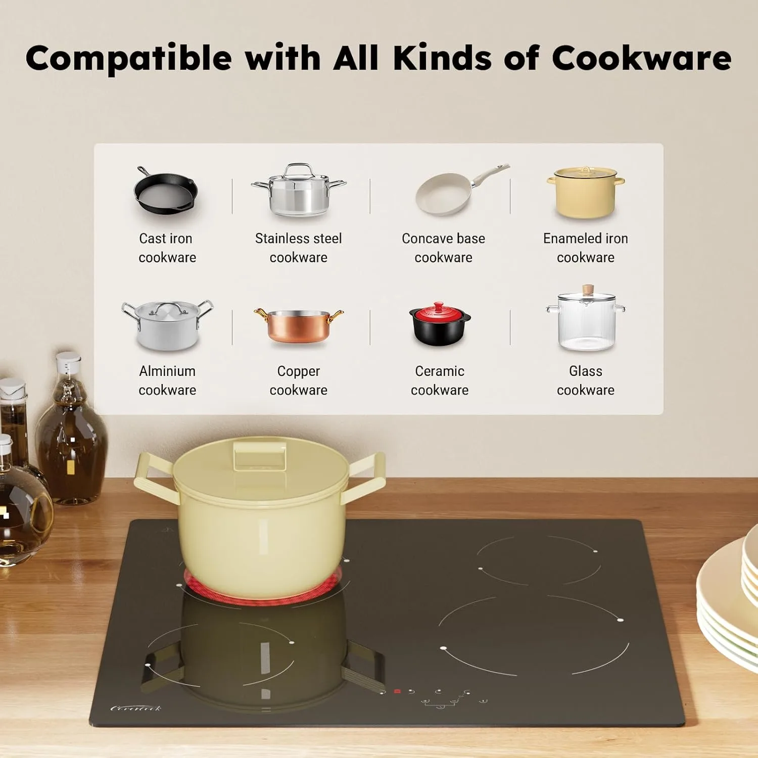 electric ceramic cooktop hob 2