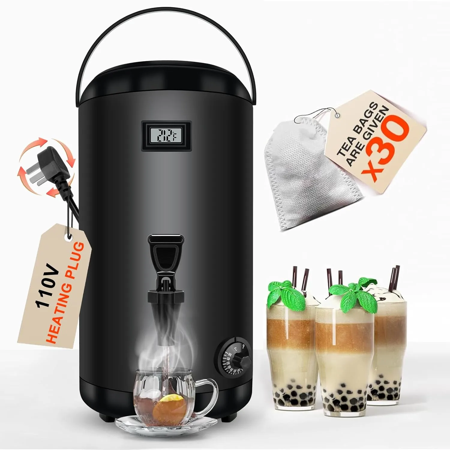 electric heating beverage dispenser 1