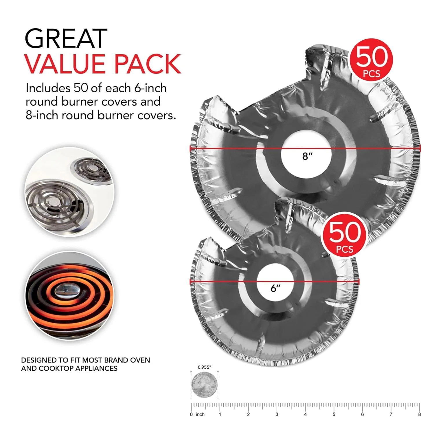 electric stove burner covers 2