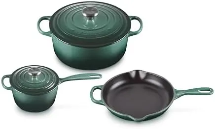 enameled cast iron cookware set 1
