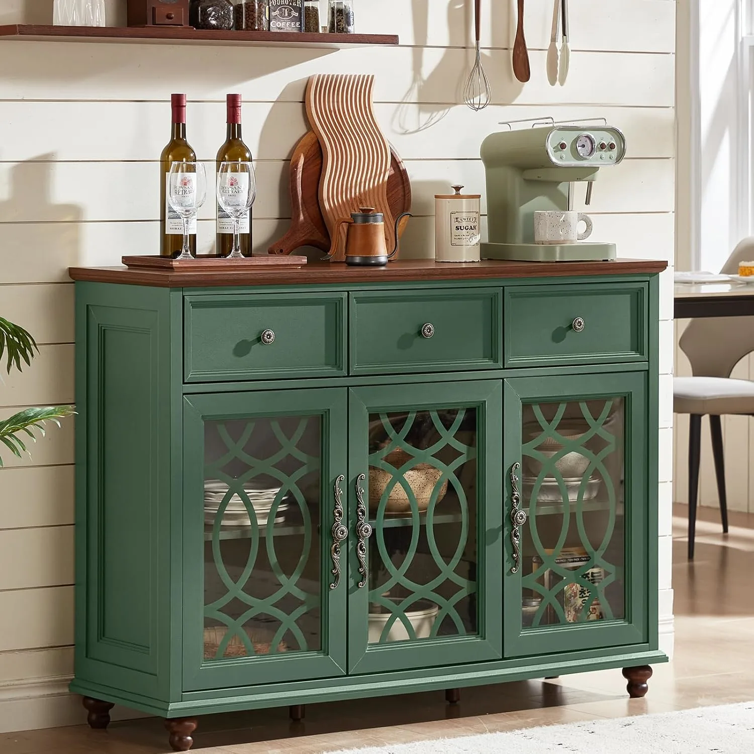 farmhouse buffet cabinet 2