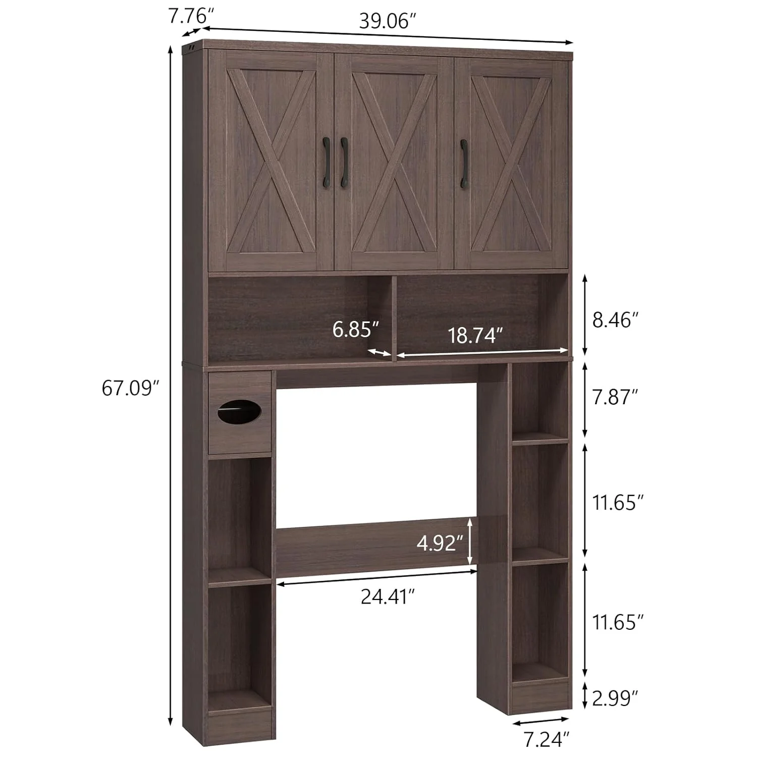 farmhouse toilet cabinet 2