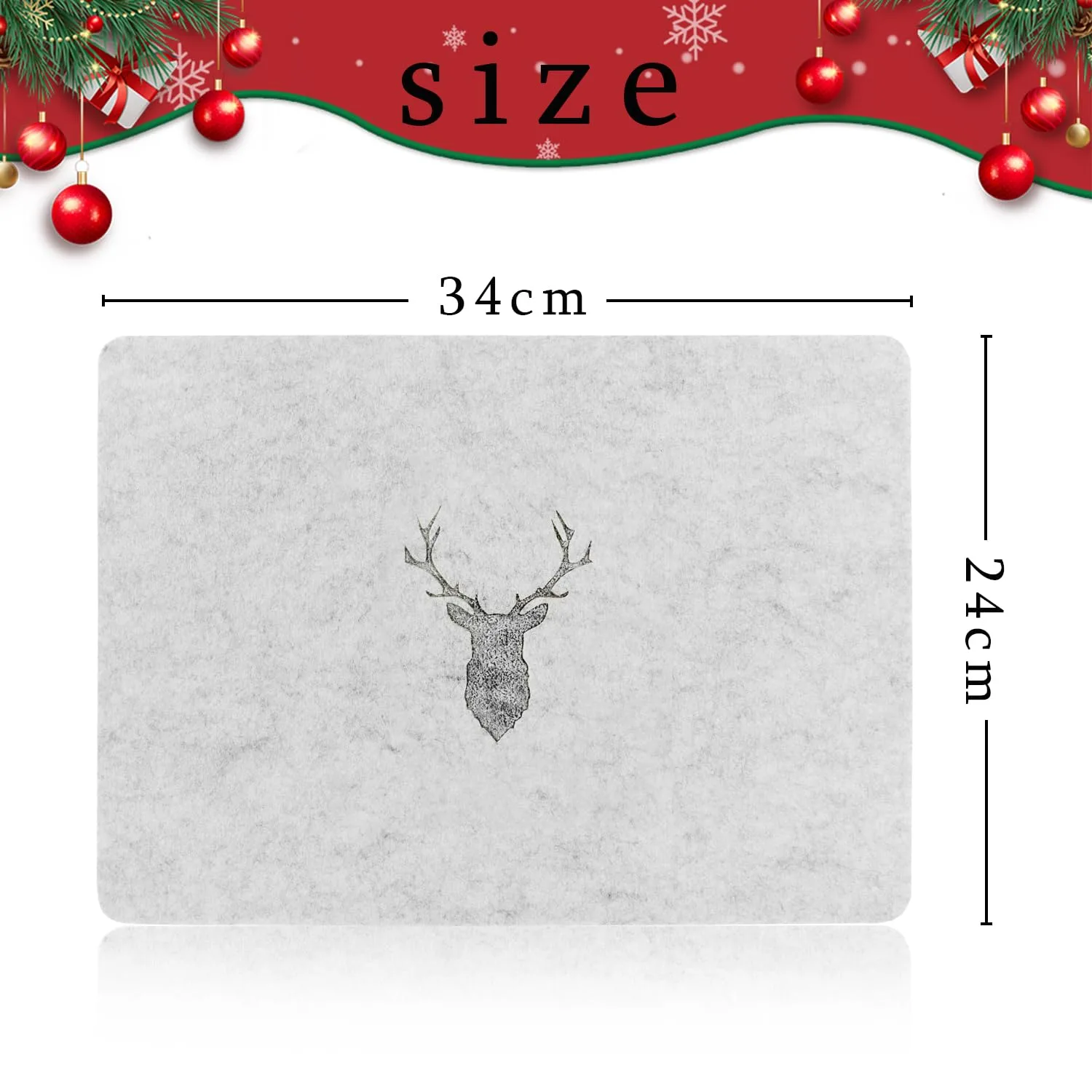 felt placemats deer 2