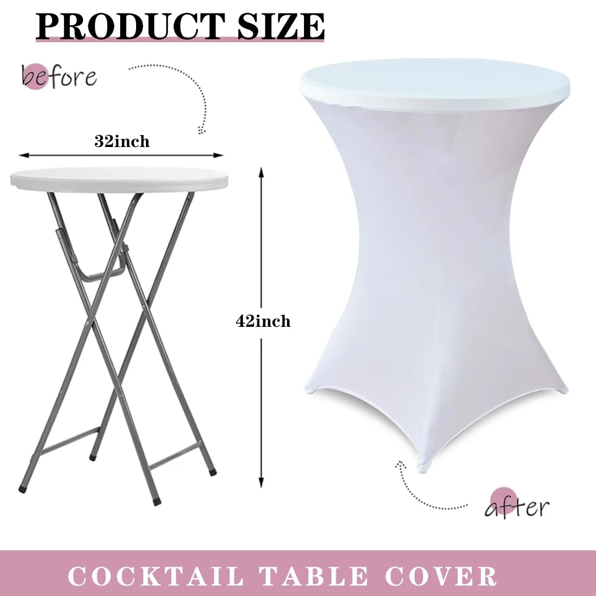 fitted spandex table cover 2