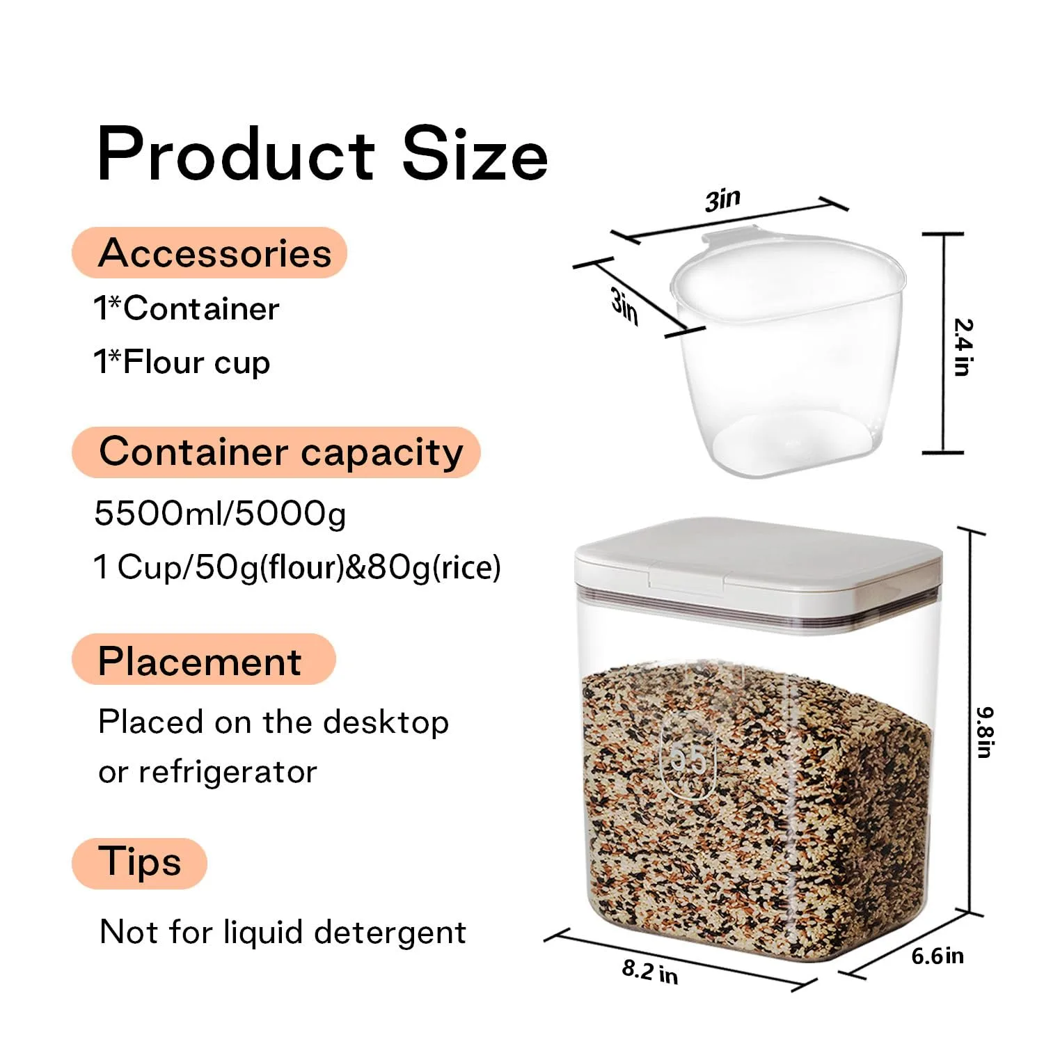 flour storage dispenser 2