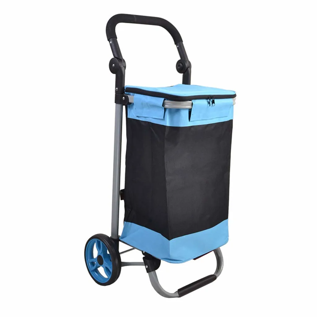folding shopping cart utility trolley 1