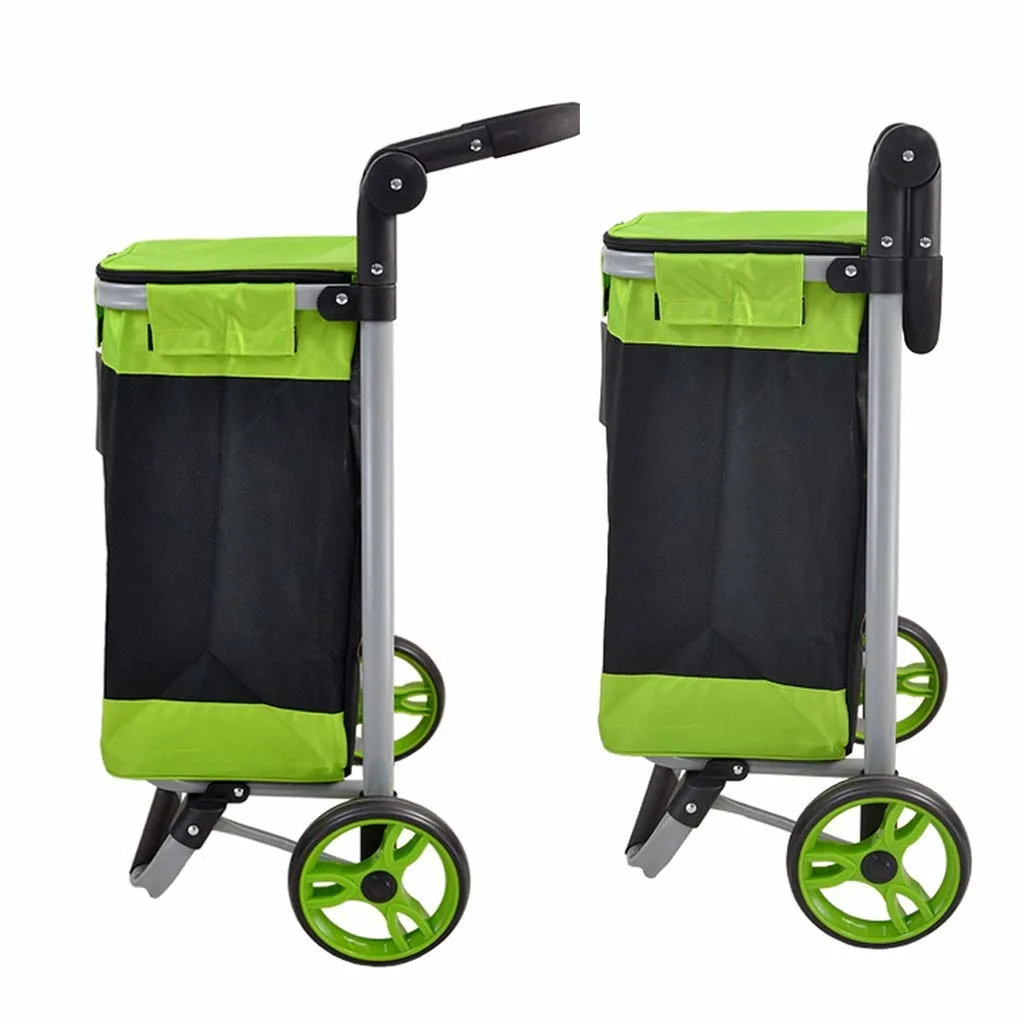 folding shopping cart utility trolley 2