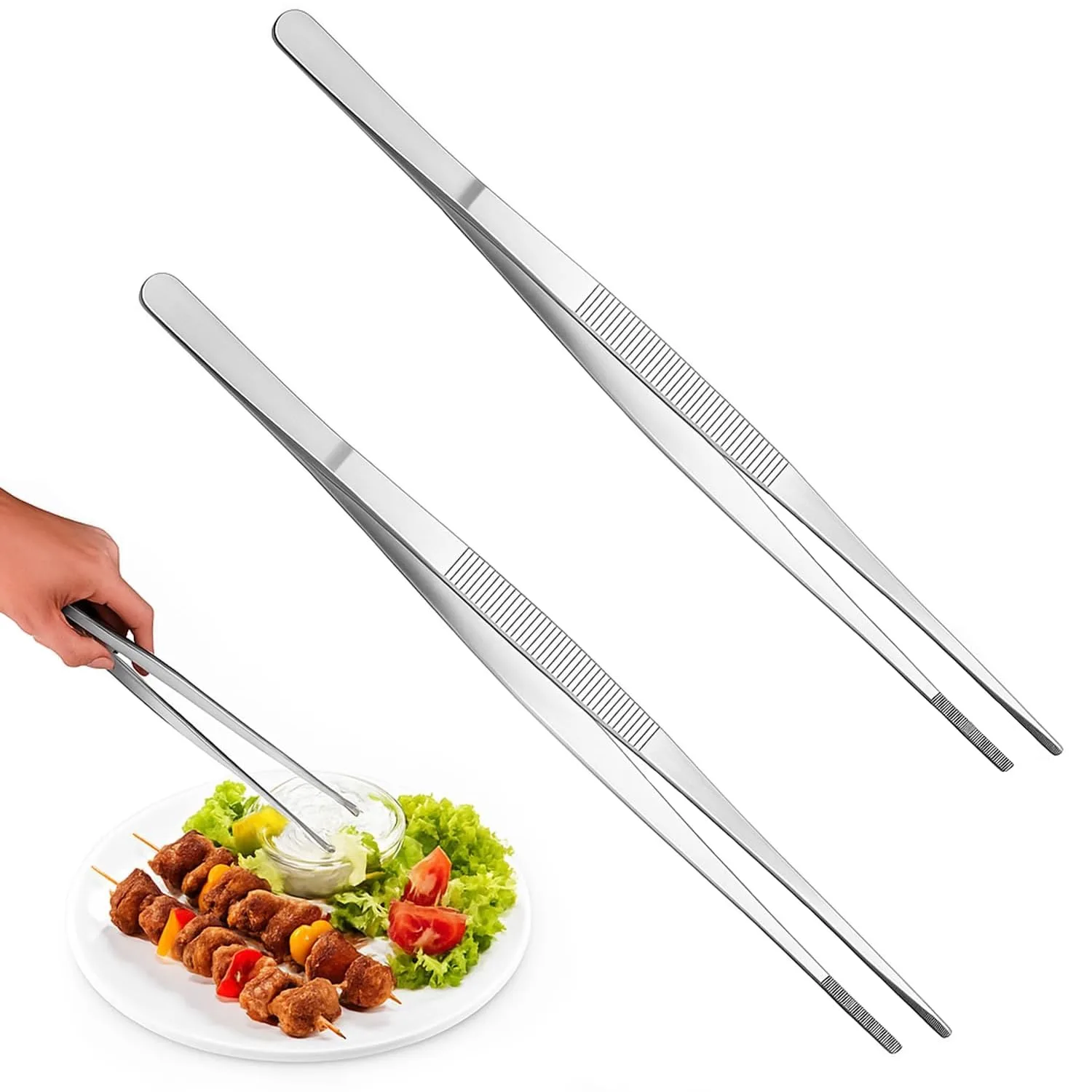 food tweezers stainless steel 1