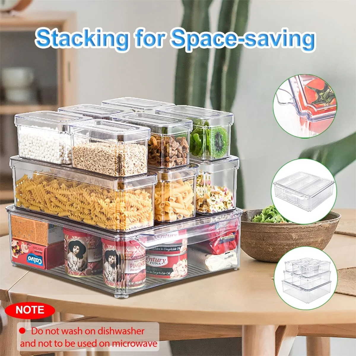 fridge organizers stackable bins 2