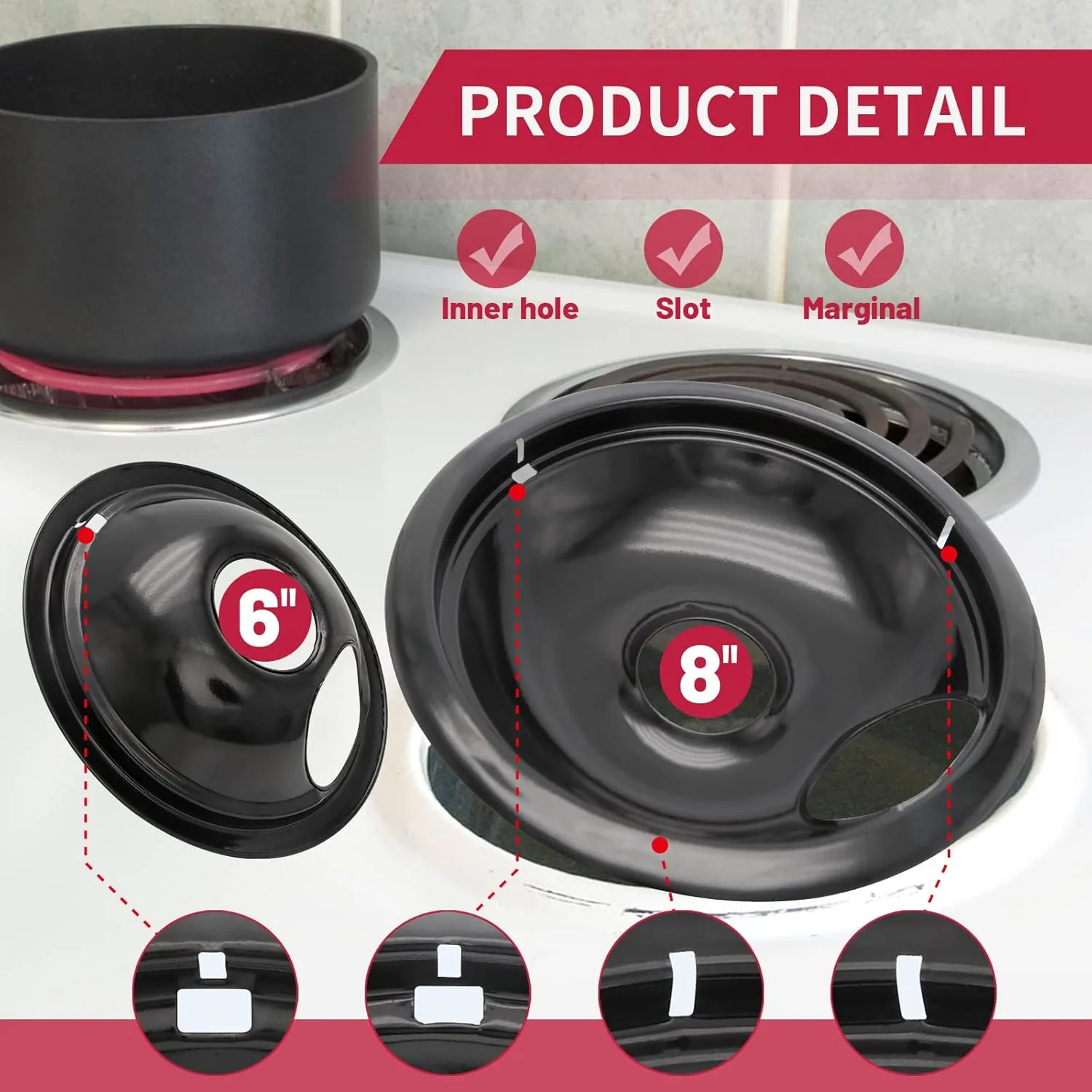 frigidaire stove drip pans 2