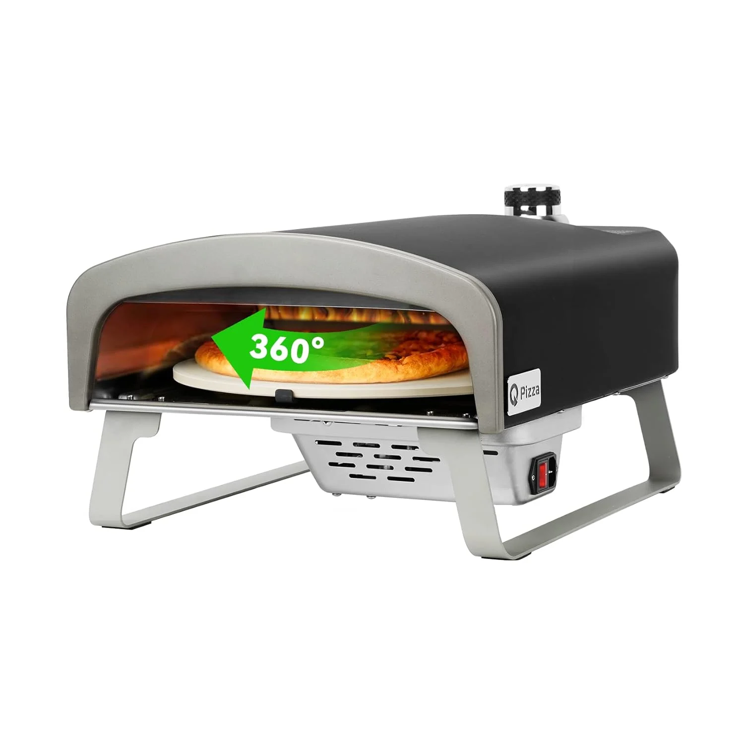 gas pizza oven rotating 1