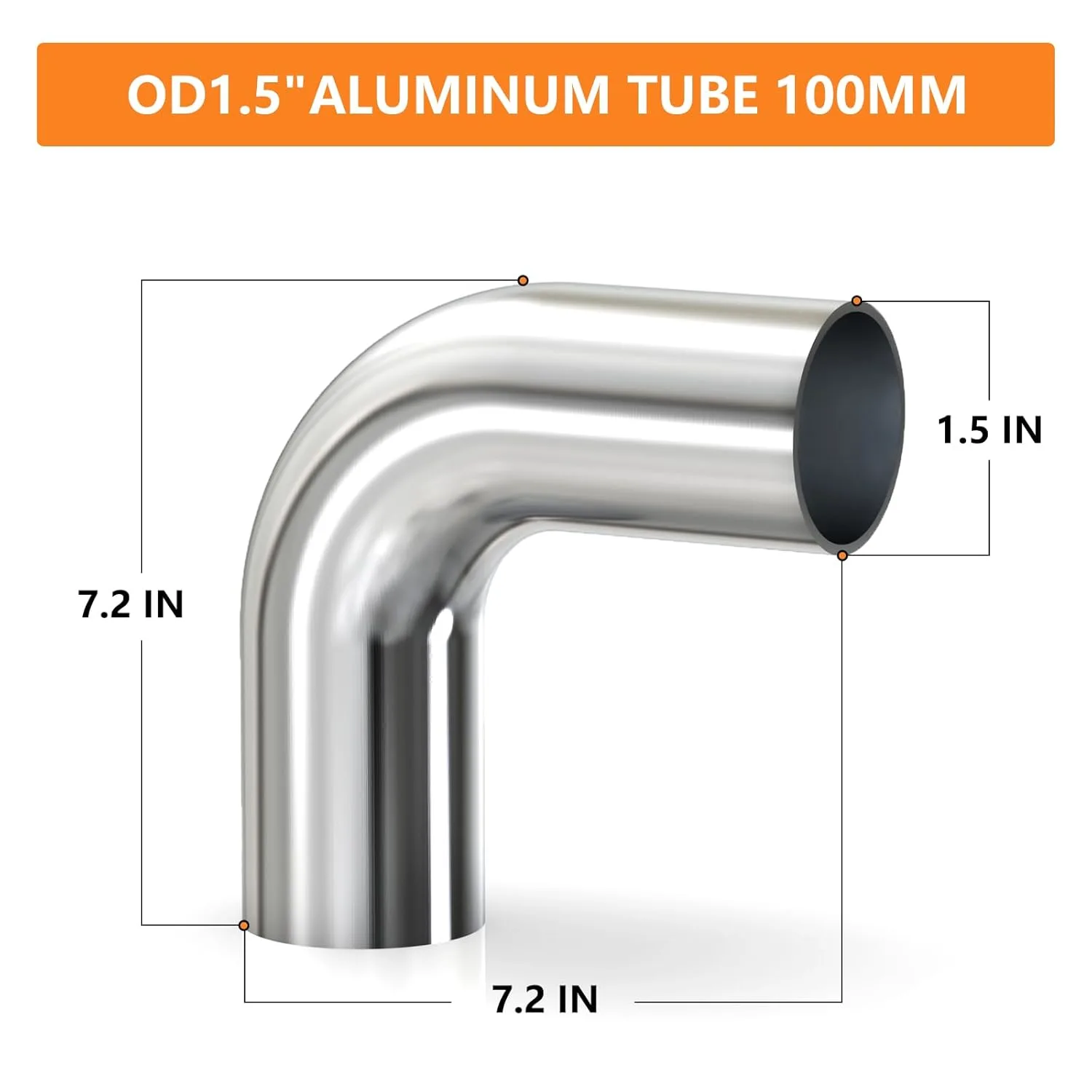 gasher elbow aluminum tube 2