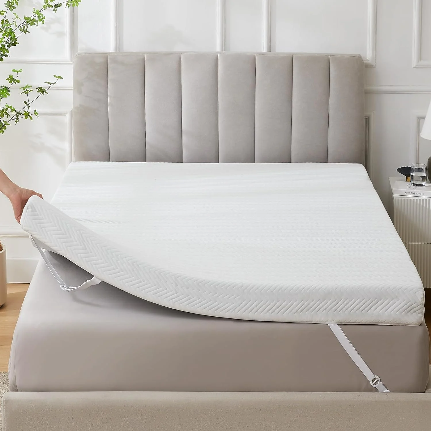 gel memory foam mattress topper 1