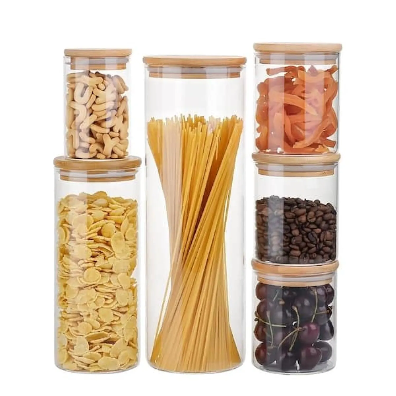 glass food storage jars 1