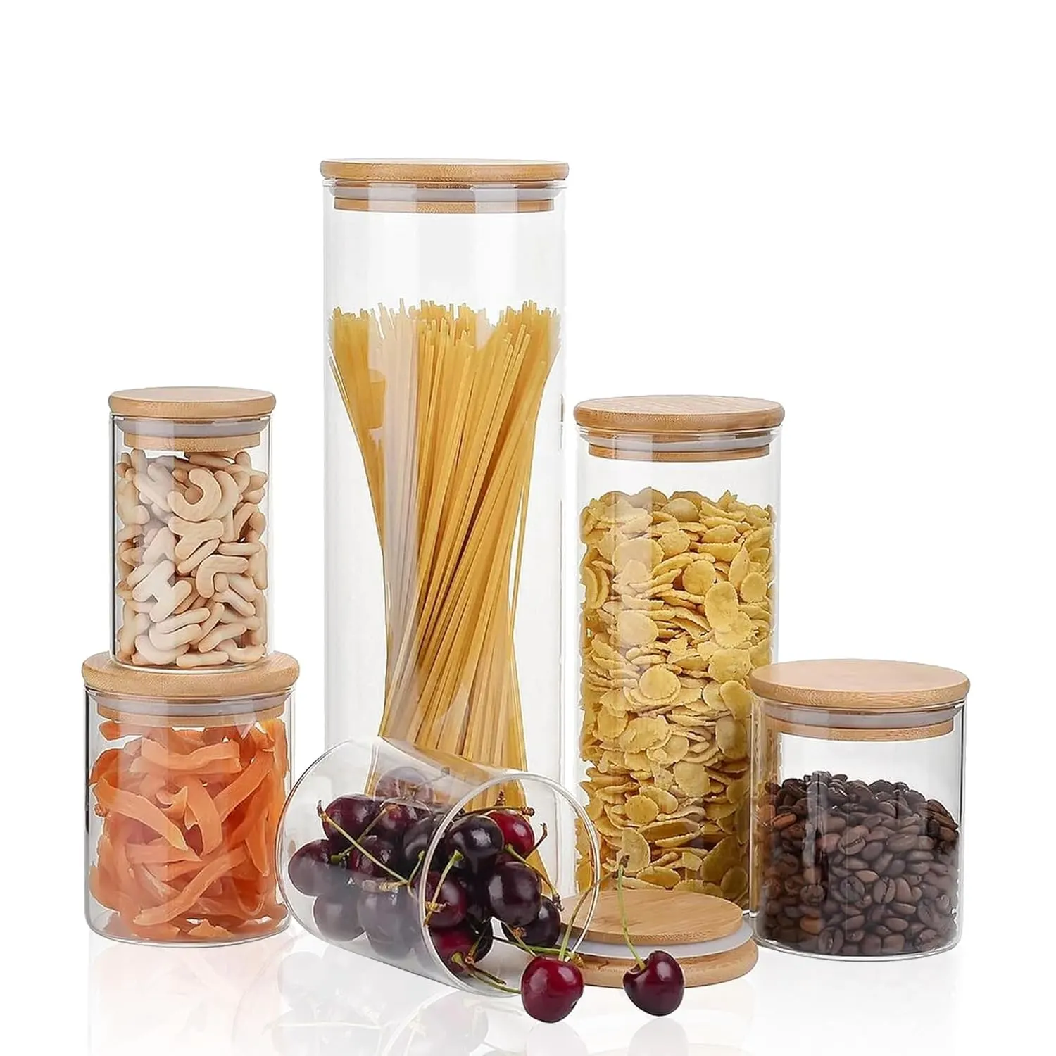 glass food storage jars 2
