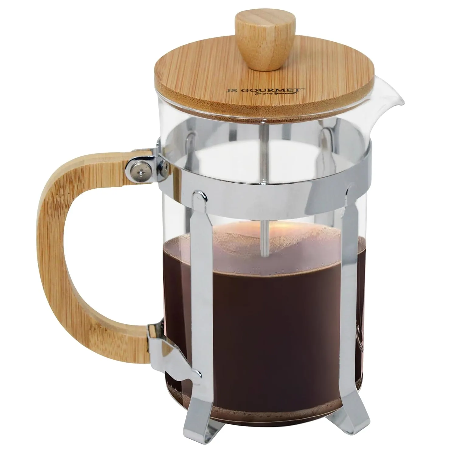 glass french press bamboo 1