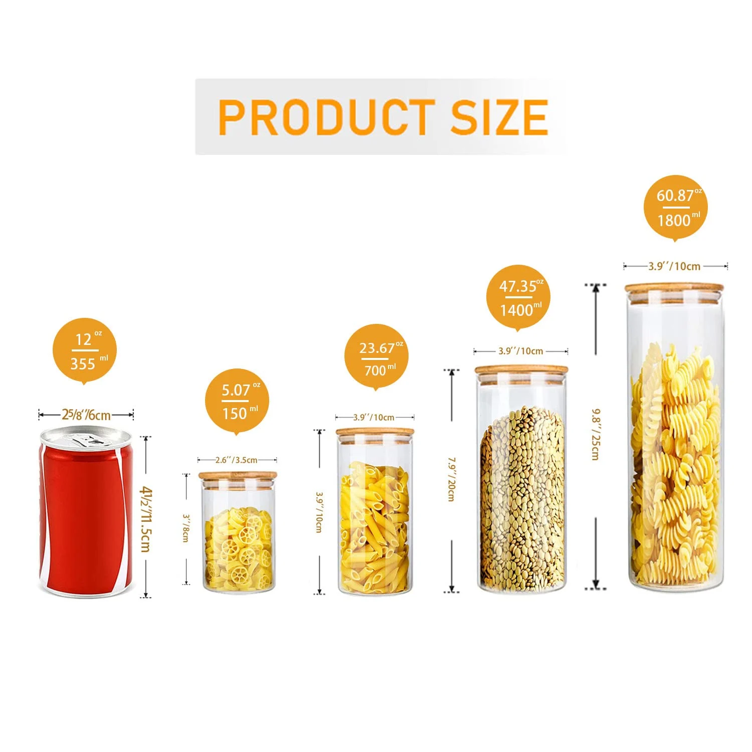 glass jars bamboo lids 2