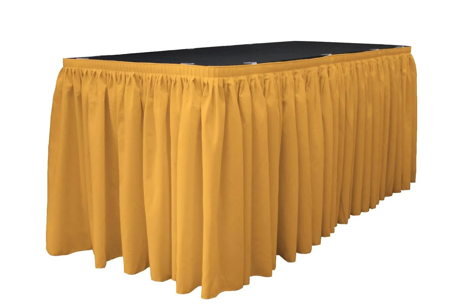 gold table skirt 1