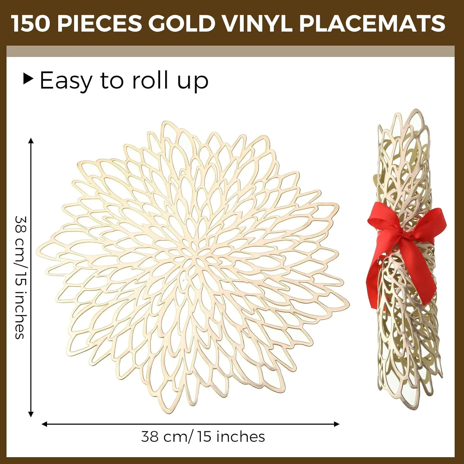 gold vinyl placemats 2