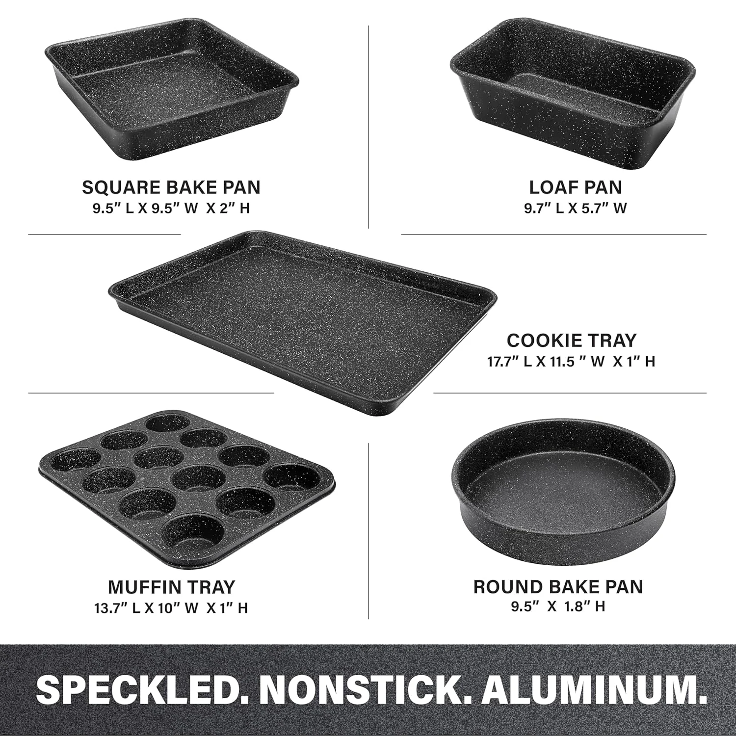 granitestone bakeware set 2