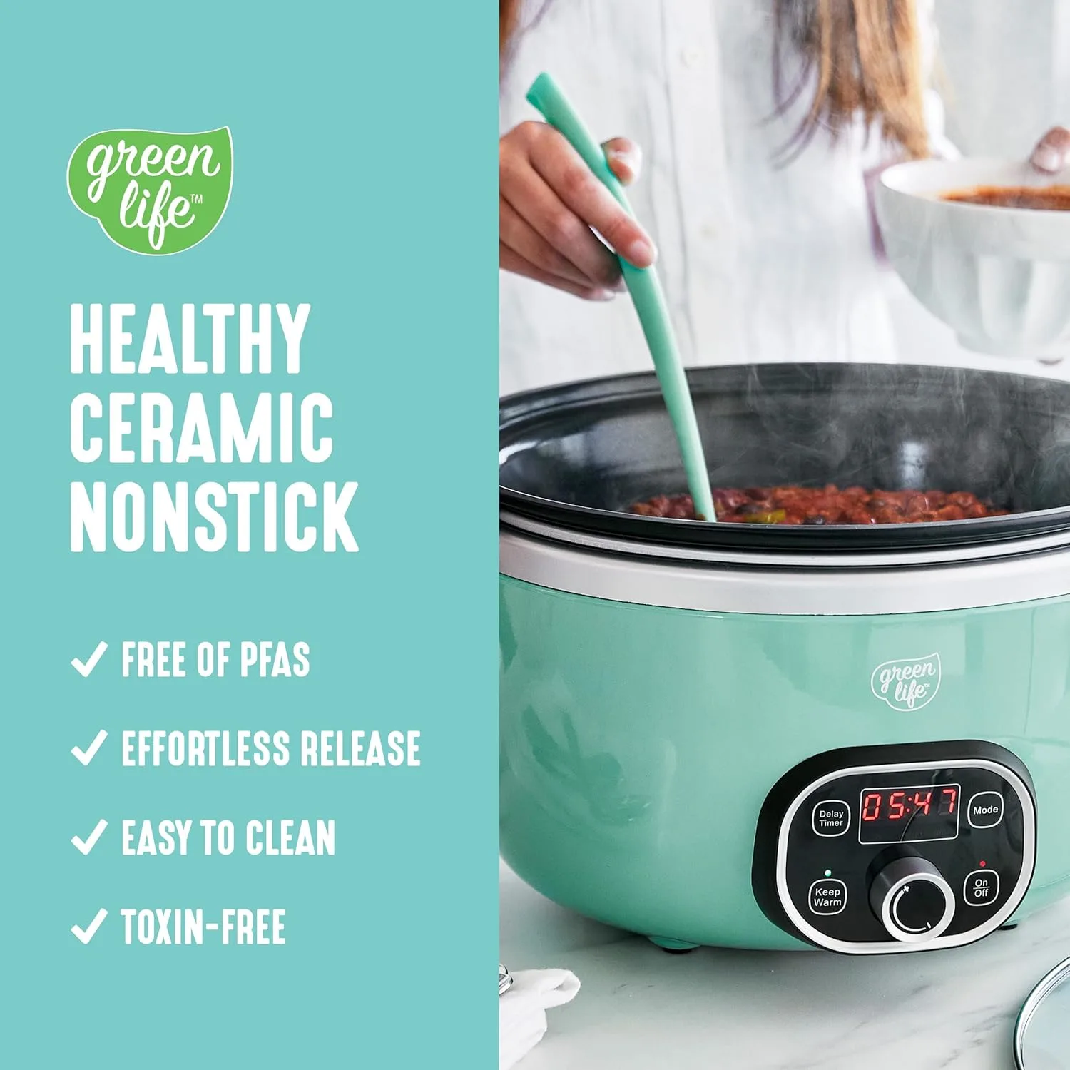 greenlife ceramic slow cooker 2