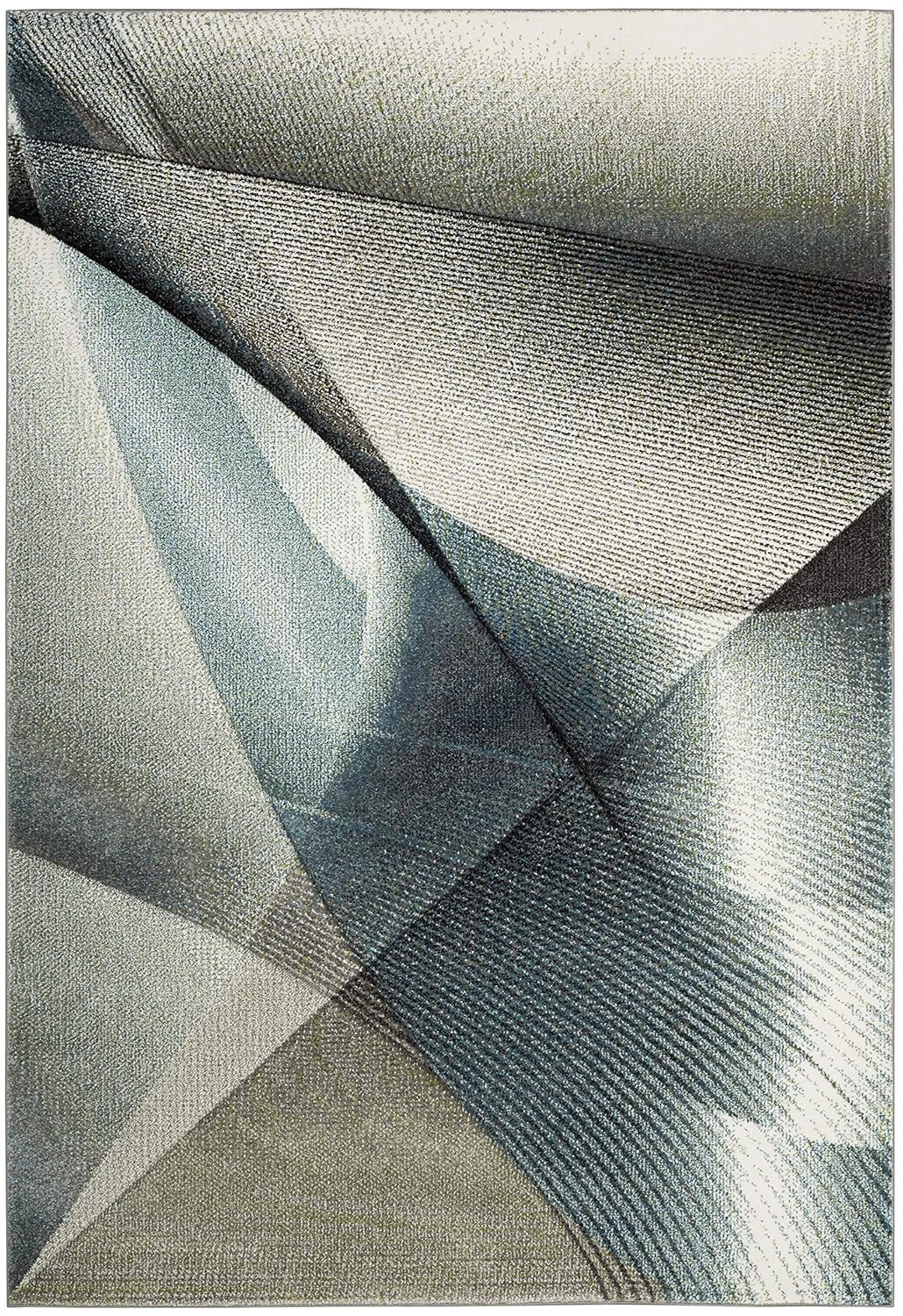 grey teal mid century modern rug 2