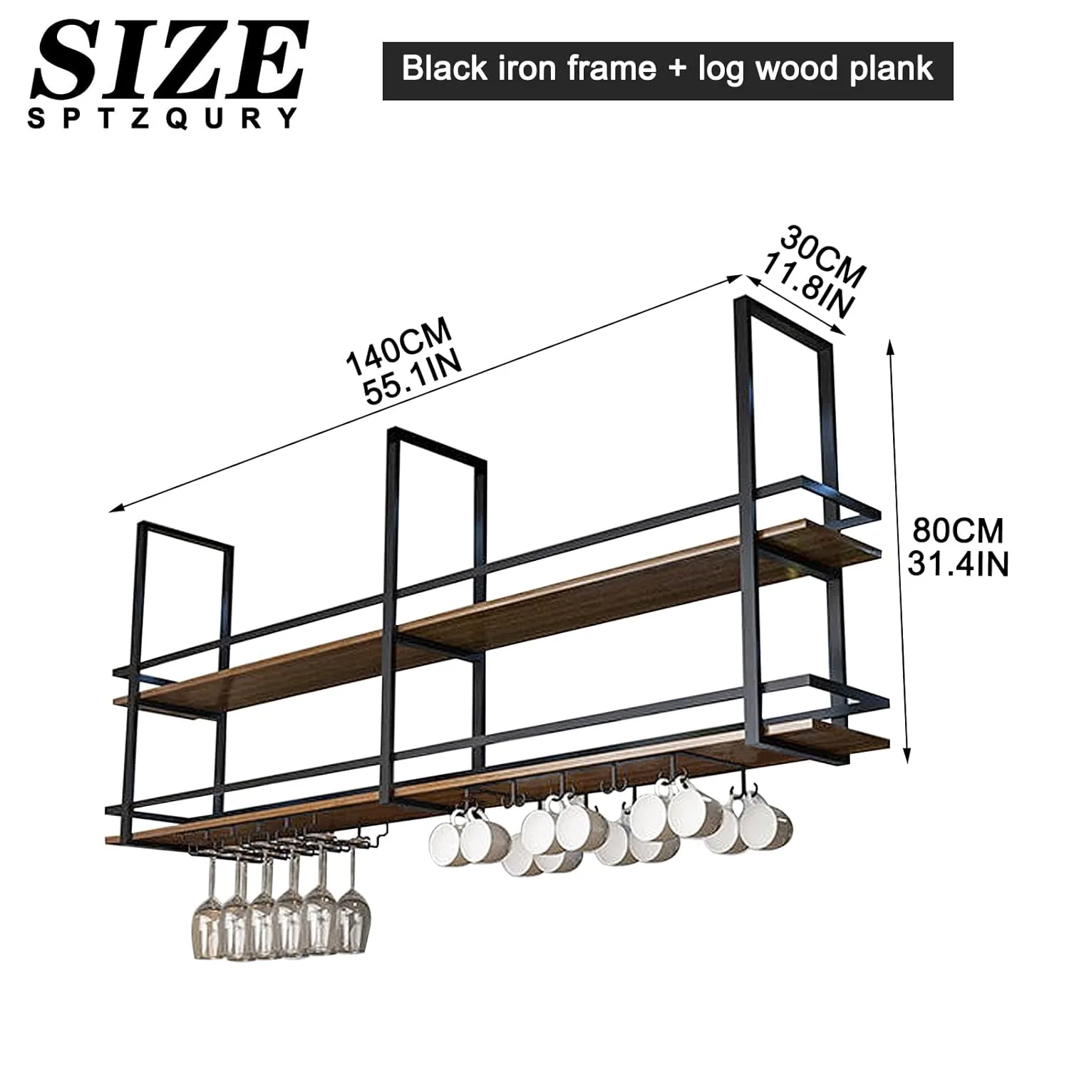 hanging wine rack ceiling 2