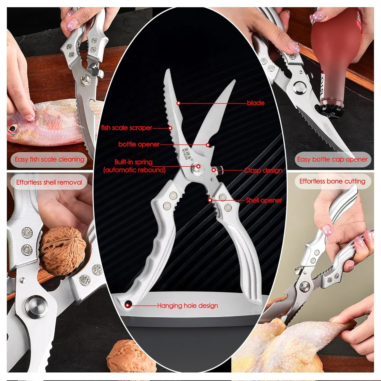 heavy duty kitchen scissors 2