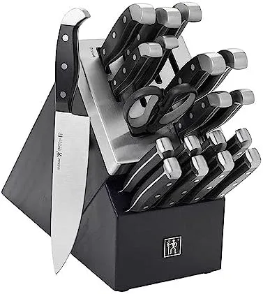 henckels self sharpening knife set black 1
