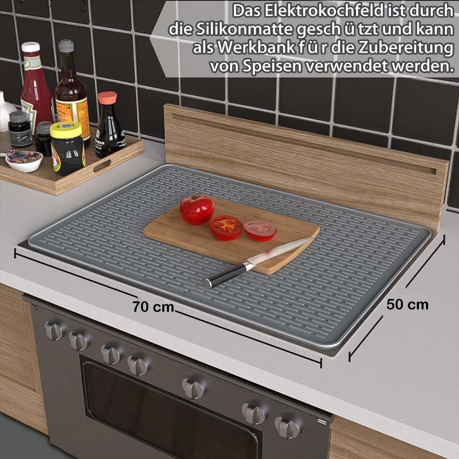hob cover silicone mat 2