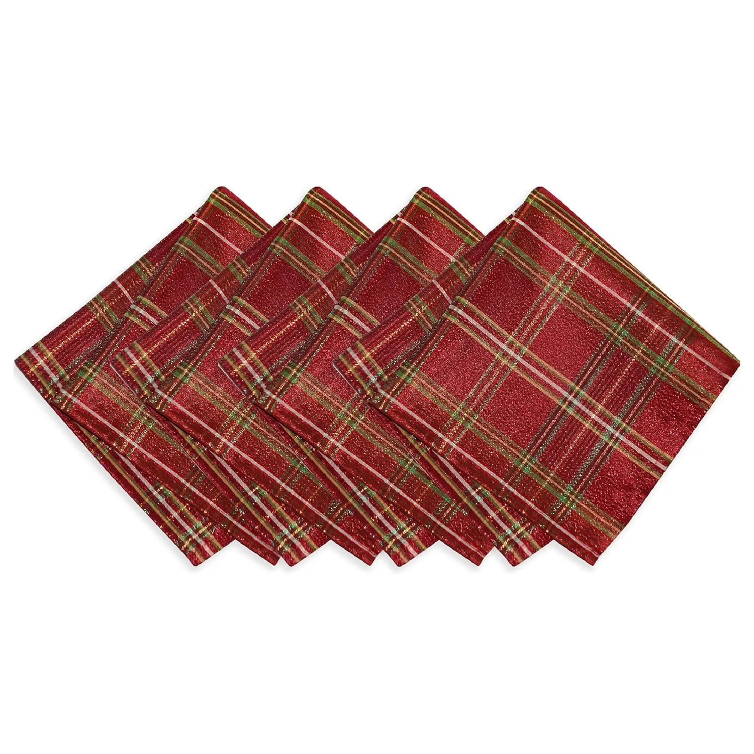holiday cloth napkins red 1