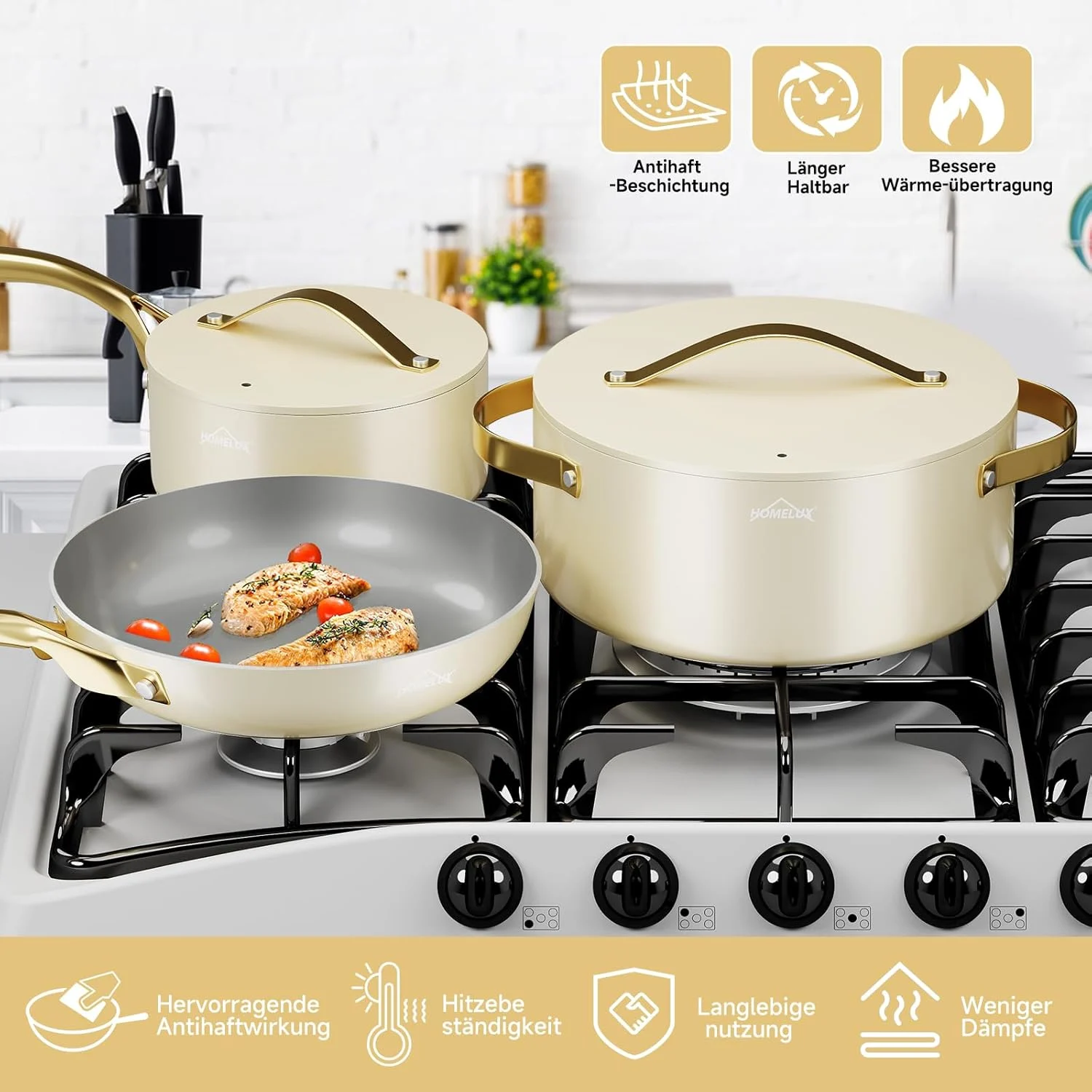 homelux 8 piece induction cookware set white 2