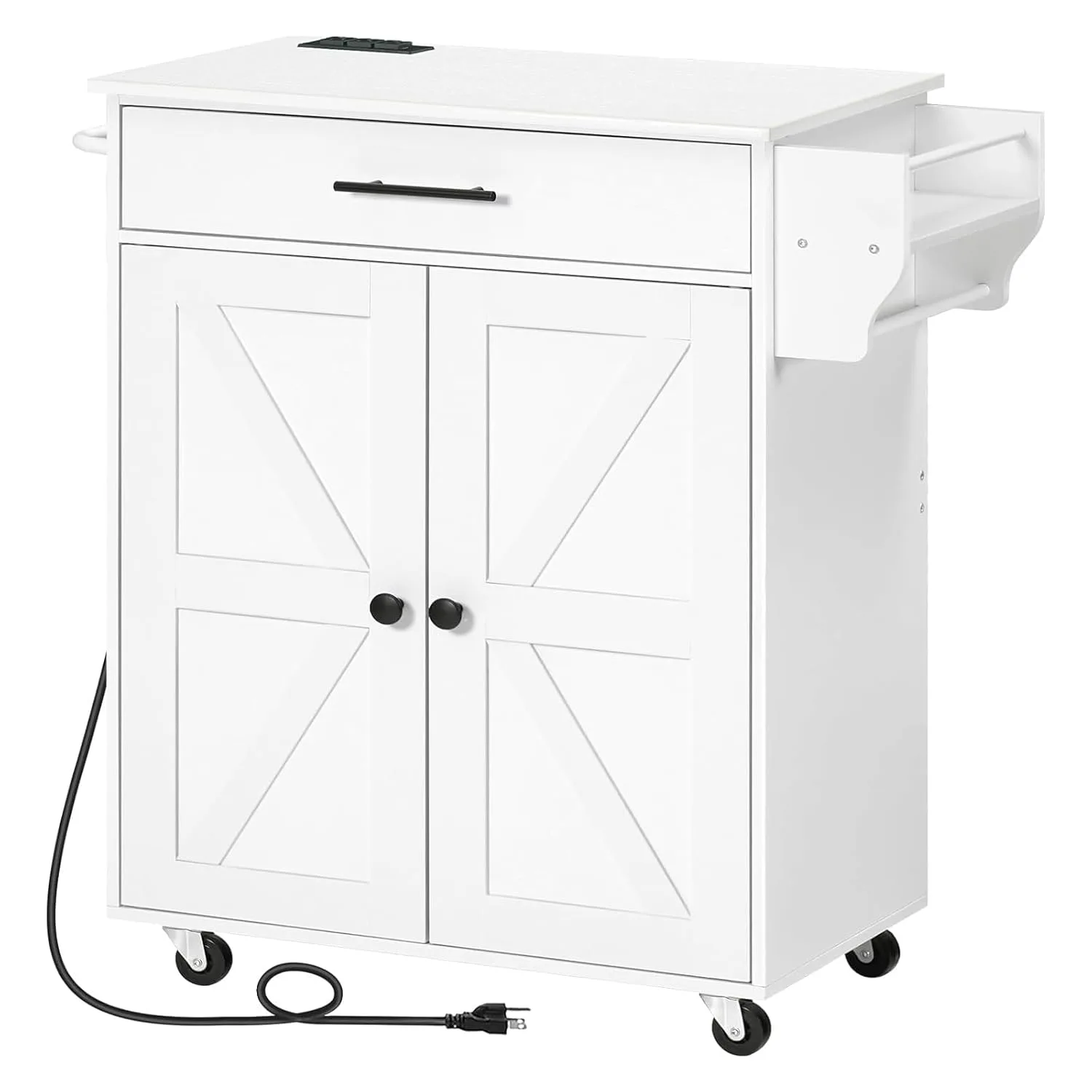 hoobro rolling kitchen island with outlet 1