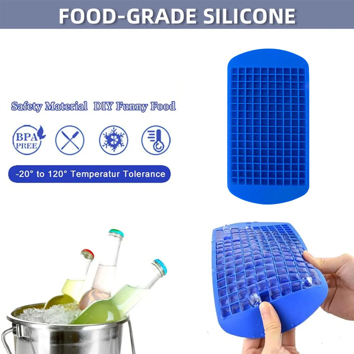 ice cubes silicone tray 2
